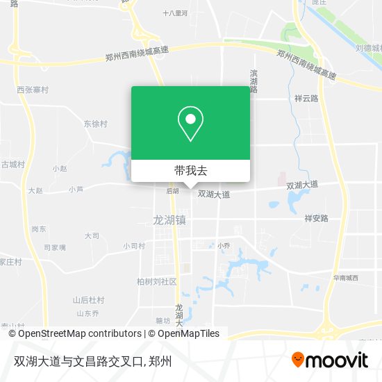 双湖大道与文昌路交叉口地图