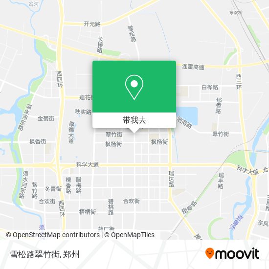 雪松路翠竹街地图