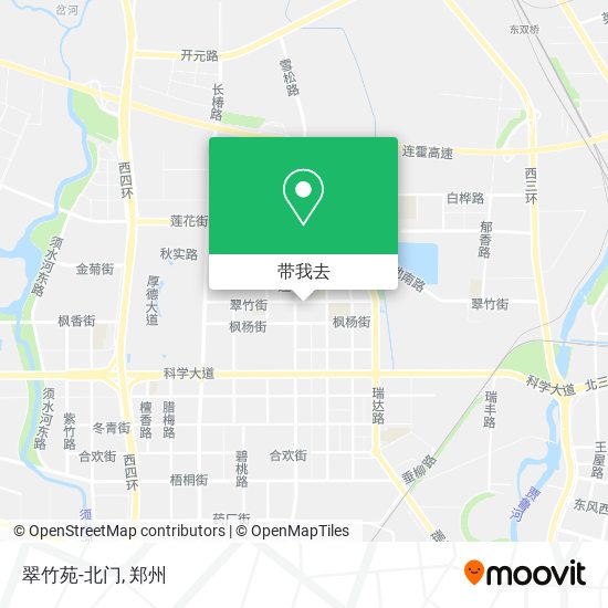 翠竹苑-北门地图