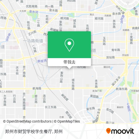 郑州市财贸学校学生餐厅地图