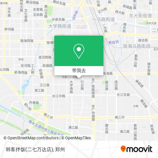 韩客拌饭(二七万达店)地图