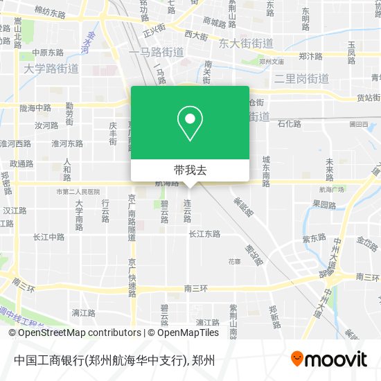 中国工商银行(郑州航海华中支行)地图