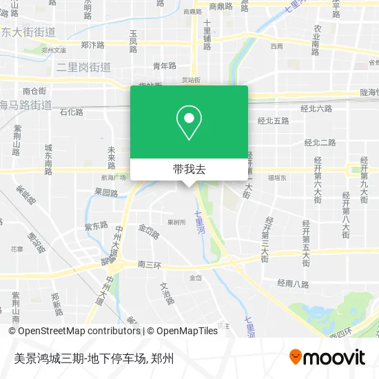 美景鸿城三期-地下停车场地图
