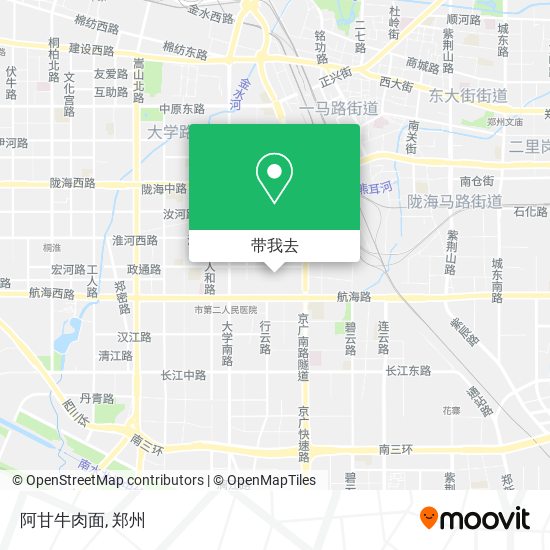 阿甘牛肉面地图