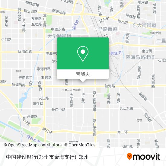 中国建设银行(郑州市金海支行)地图