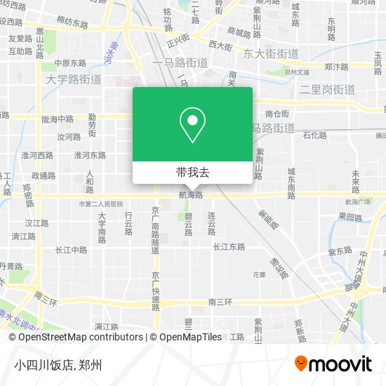 小四川饭店地图