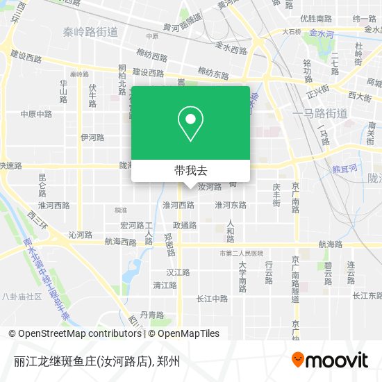 丽江龙继斑鱼庄(汝河路店)地图