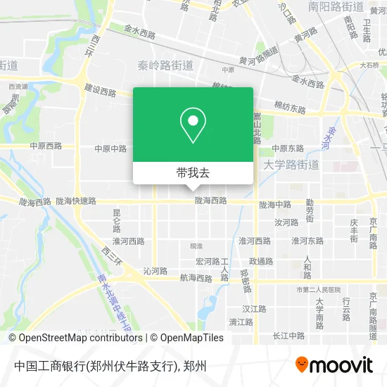 中国工商银行(郑州伏牛路支行)地图