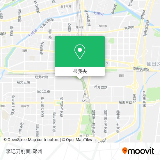 李记刀削面地图