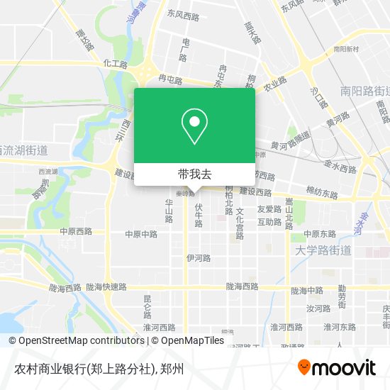 农村商业银行(郑上路分社)地图