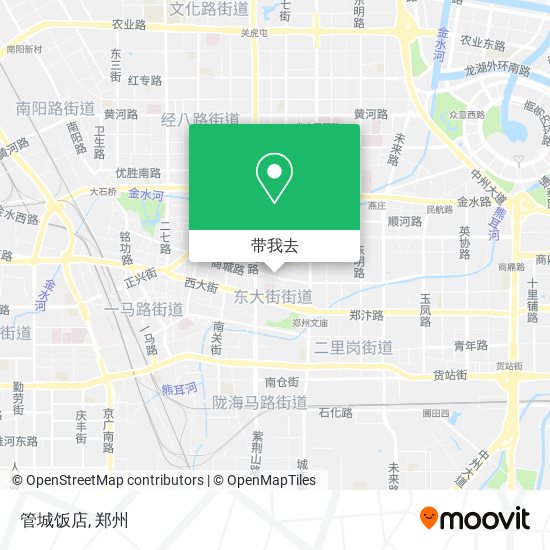 管城饭店地图