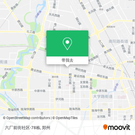 六厂前街社区-78栋地图