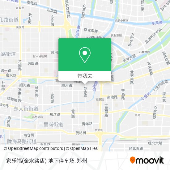 家乐福(金水路店)-地下停车场地图