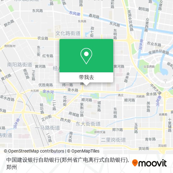 中国建设银行自助银行(郑州省广电离行式自助银行)地图