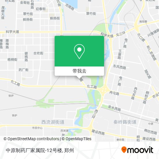 中原制药厂家属院-12号楼地图