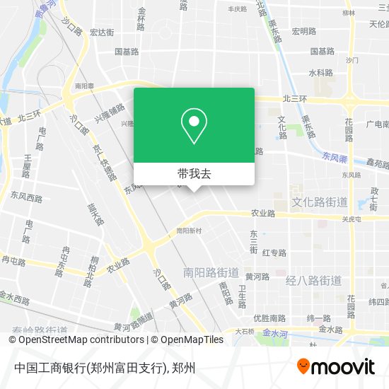 中国工商银行(郑州富田支行)地图