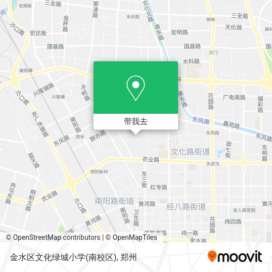 金水区文化绿城小学(南校区)地图