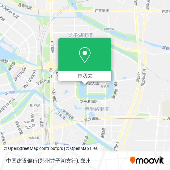 中国建设银行(郑州龙子湖支行)地图