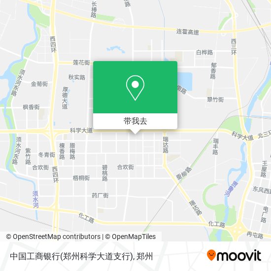 中国工商银行(郑州科学大道支行)地图