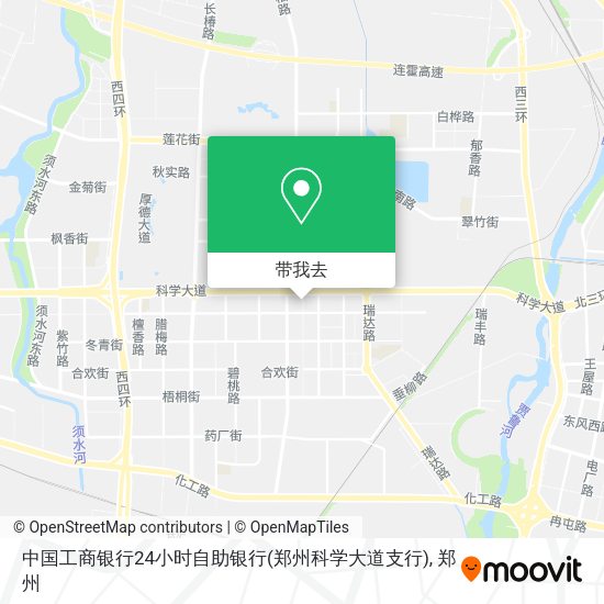 中国工商银行24小时自助银行(郑州科学大道支行)地图
