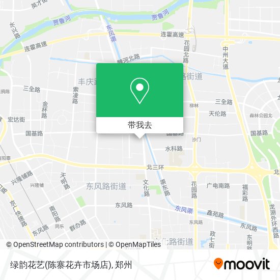 绿韵花艺(陈寨花卉市场店)地图