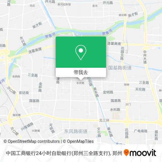 中国工商银行24小时自助银行(郑州三全路支行)地图