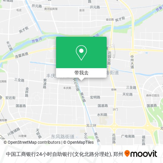 中国工商银行24小时自助银行(文化北路分理处)地图