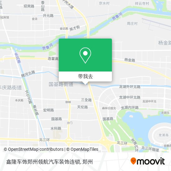鑫隆车饰郑州领航汽车装饰连锁地图