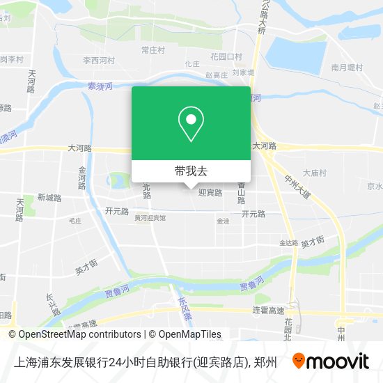 上海浦东发展银行24小时自助银行(迎宾路店)地图