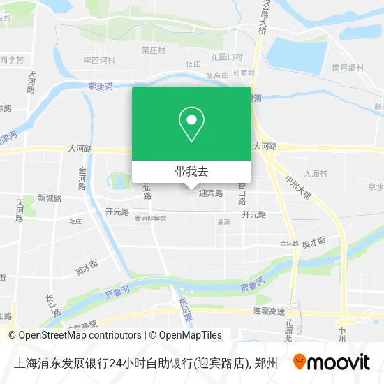 上海浦东发展银行24小时自助银行(迎宾路店)地图