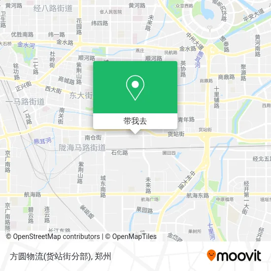 方圆物流(货站街分部)地图