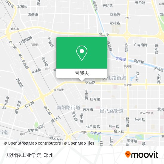 郑州轻工业学院地图