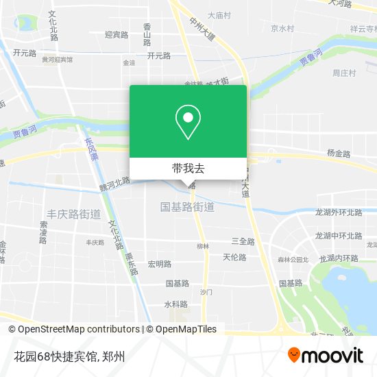 花园68快捷宾馆地图