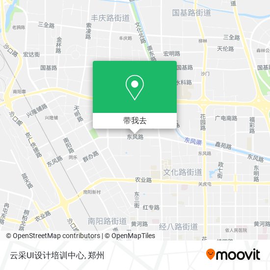 云采UI设计培训中心地图