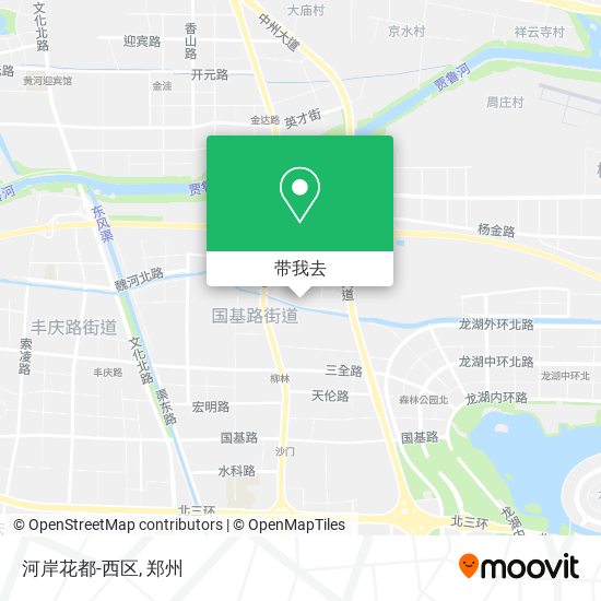 河岸花都-西区地图