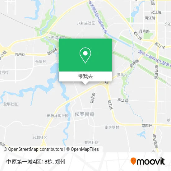 中原第一城A区18栋地图