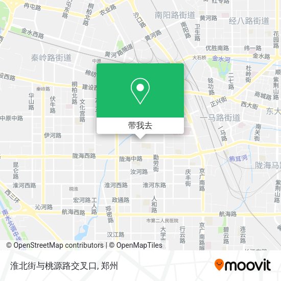 淮北街与桃源路交叉口地图