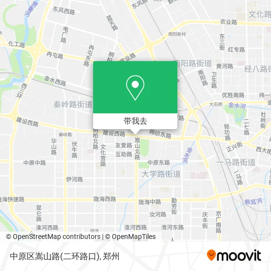 中原区嵩山路(二环路口)地图