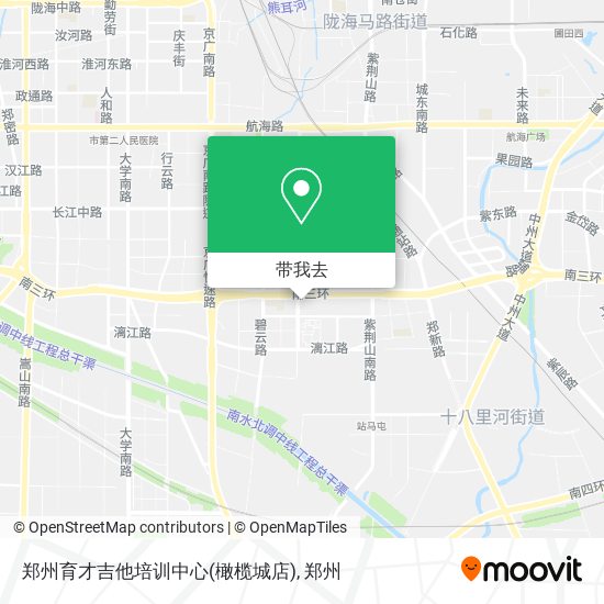 郑州育才吉他培训中心(橄榄城店)地图