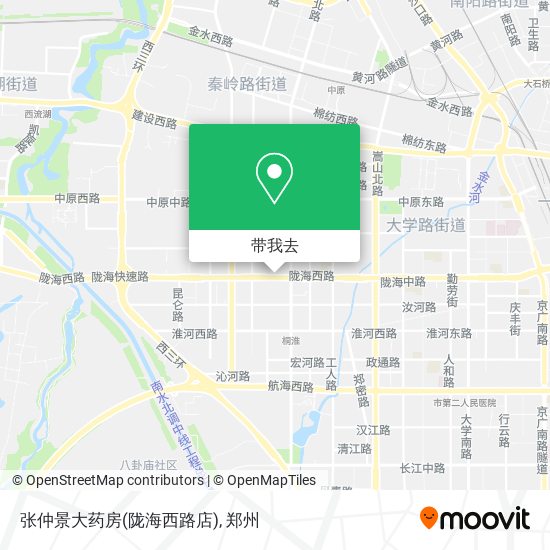 张仲景大药房(陇海西路店)地图
