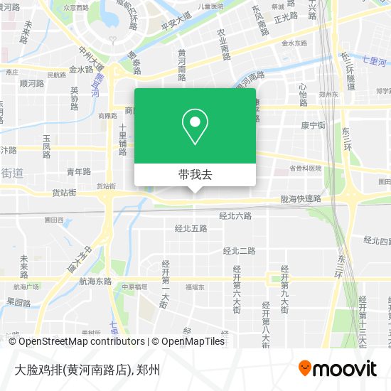 大脸鸡排(黄河南路店)地图