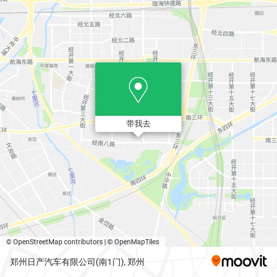 郑州日产汽车有限公司(南1门)地图