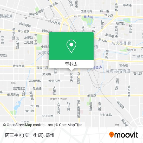 阿三生煎(庆丰街店)地图