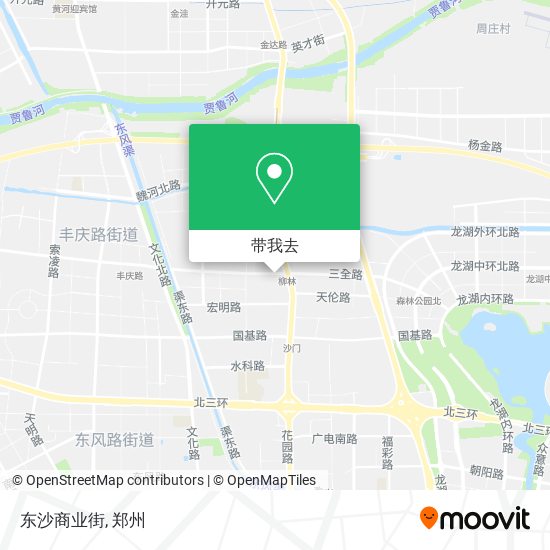 东沙商业街地图