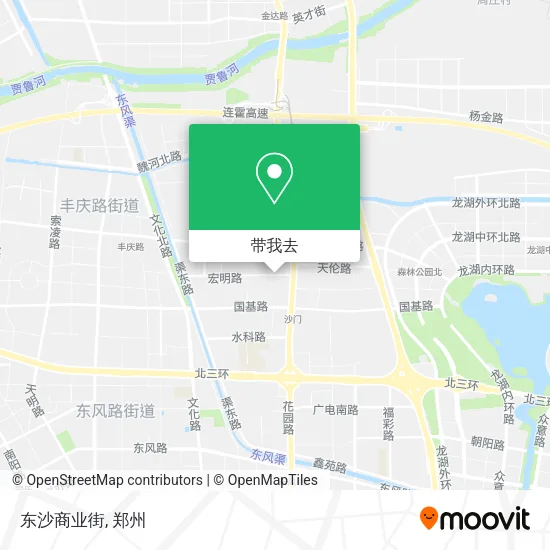 东沙商业街地图