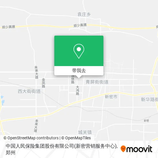 中国人民保险集团股份有限公司(新密营销服务中心)地图