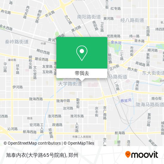 旭泰内衣(大学路65号院南)地图