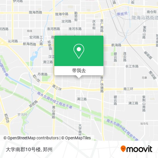 大学南郡10号楼地图