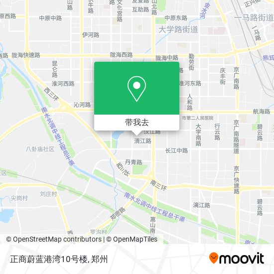 正商蔚蓝港湾10号楼地图
