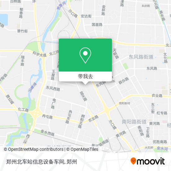 郑州北车站信息设备车间地图